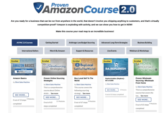 Proven Amazon Course Review - Content Part 1
