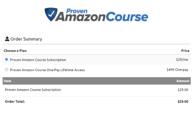 Proven Amazon Course Review - Price