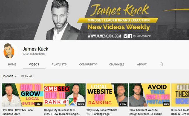 James Kuck YouTube