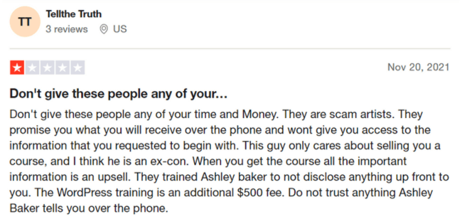 Bad Ass Marketers Scam