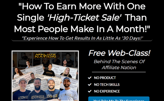 Affiliate Nation System