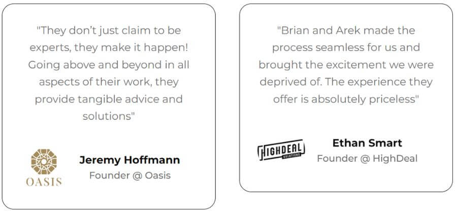 The FBA Startup Testimonials